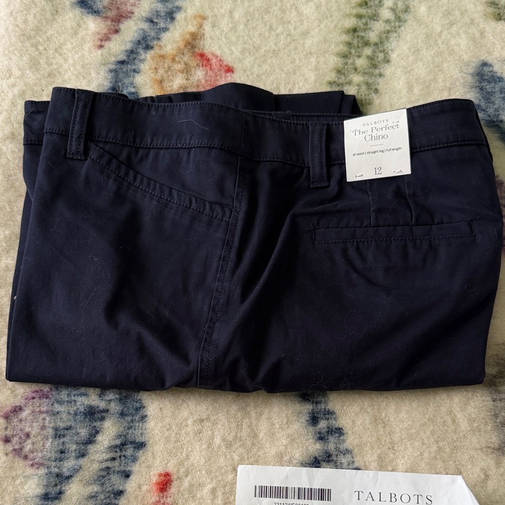 Talbots Navy Women’s Chino Pants